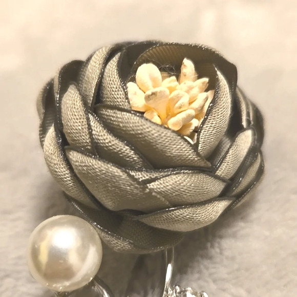 #485 Vintage Rose brooch - Picture 3 of 7